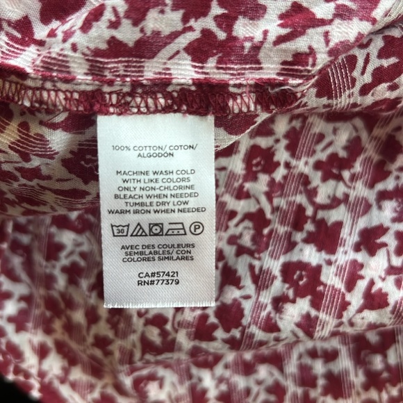 Loft floral peasant top, size small - Picture 7 of 8